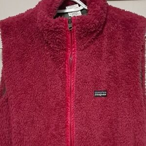 Patagonia Burgundy Fleece Vest